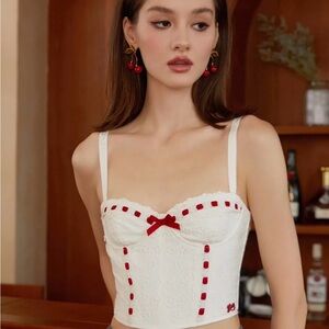 Lacemade the red ballroom corset never worn